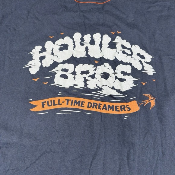 Howler Bros Short Sleeve T Shirt Full-Time Dreamers Graphic Tee Men's Size XL - Picture 9 of 11
